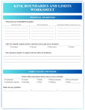 Boundaries and Limits Worksheet
